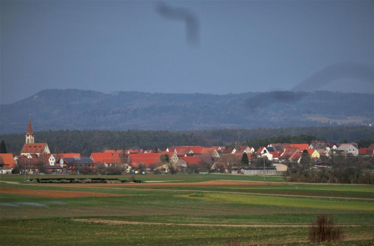 Ferien-Messe-Handwerkerwohnung-Haustiere Willkommen Lauf an der Pegnitz Bagian luar foto